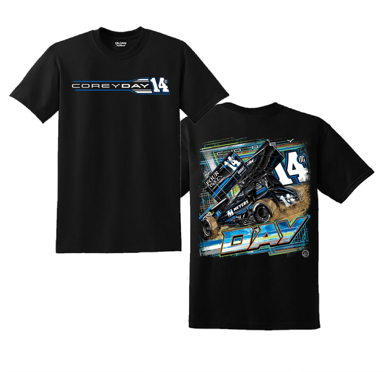 2025 Black Meyer’s Sprint Car T Shirt