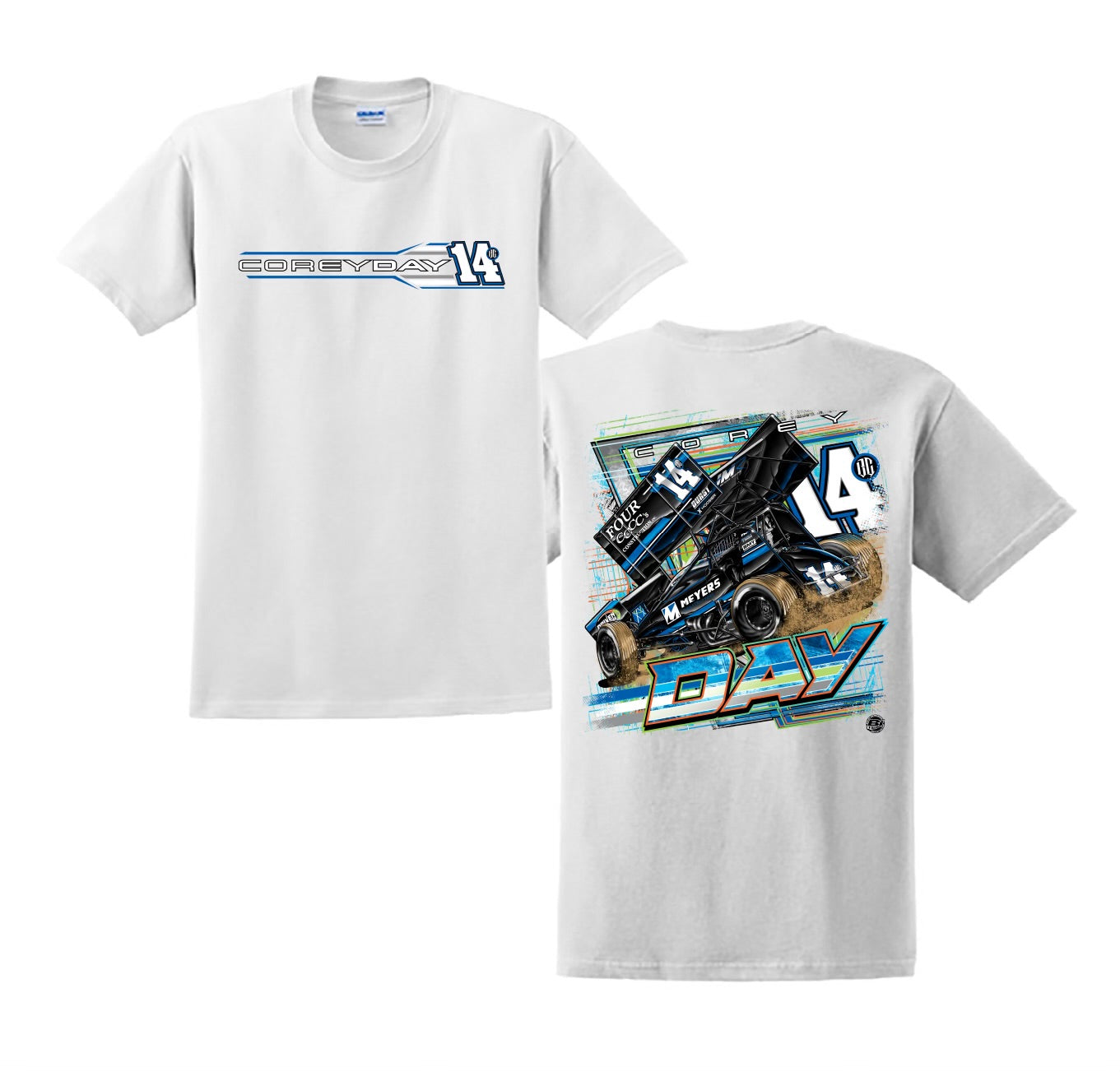 2025 White Meyer’s Sprint Car T Shirt