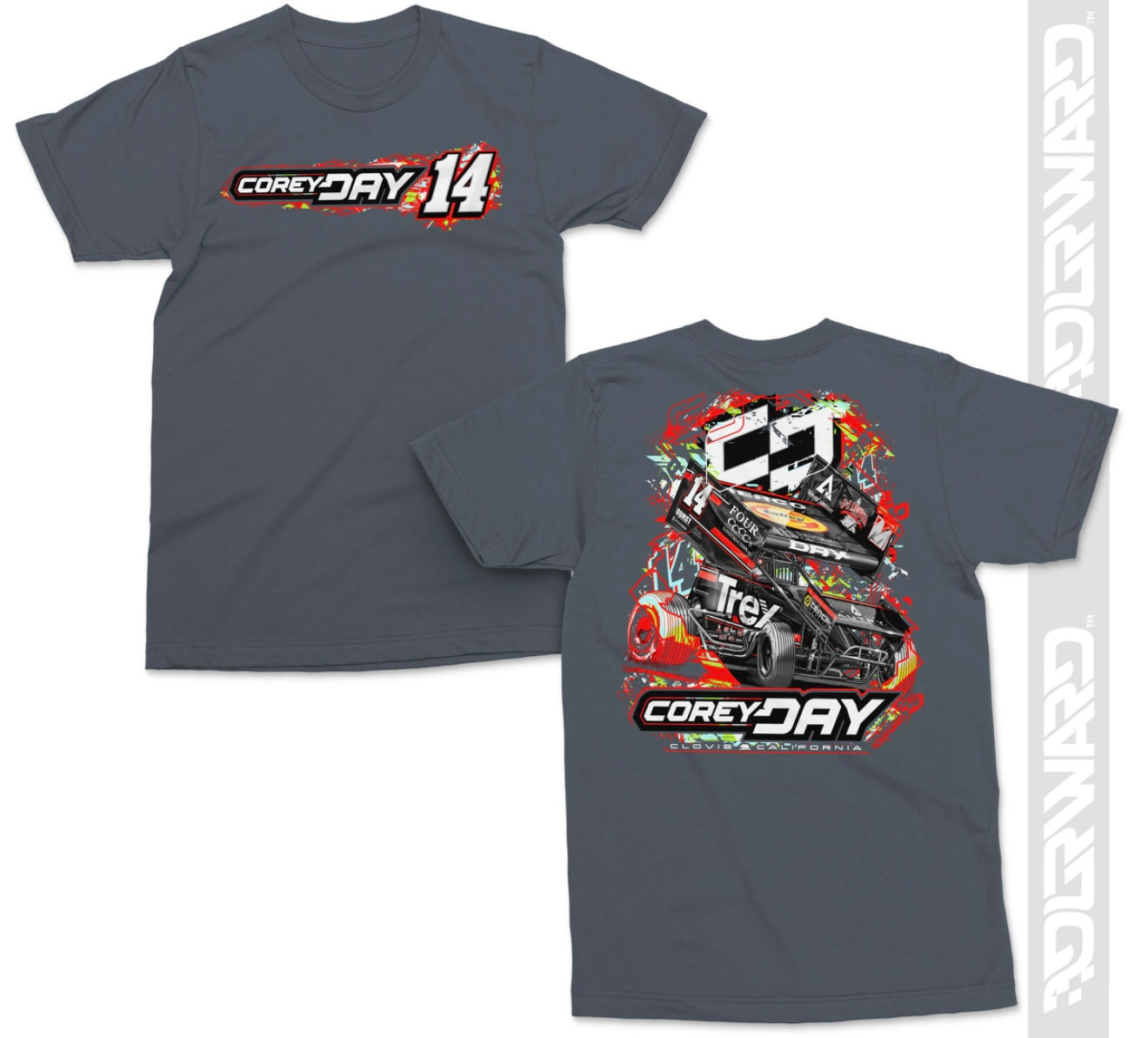 2026 Corey Day Gravel Grey T-Shirt
