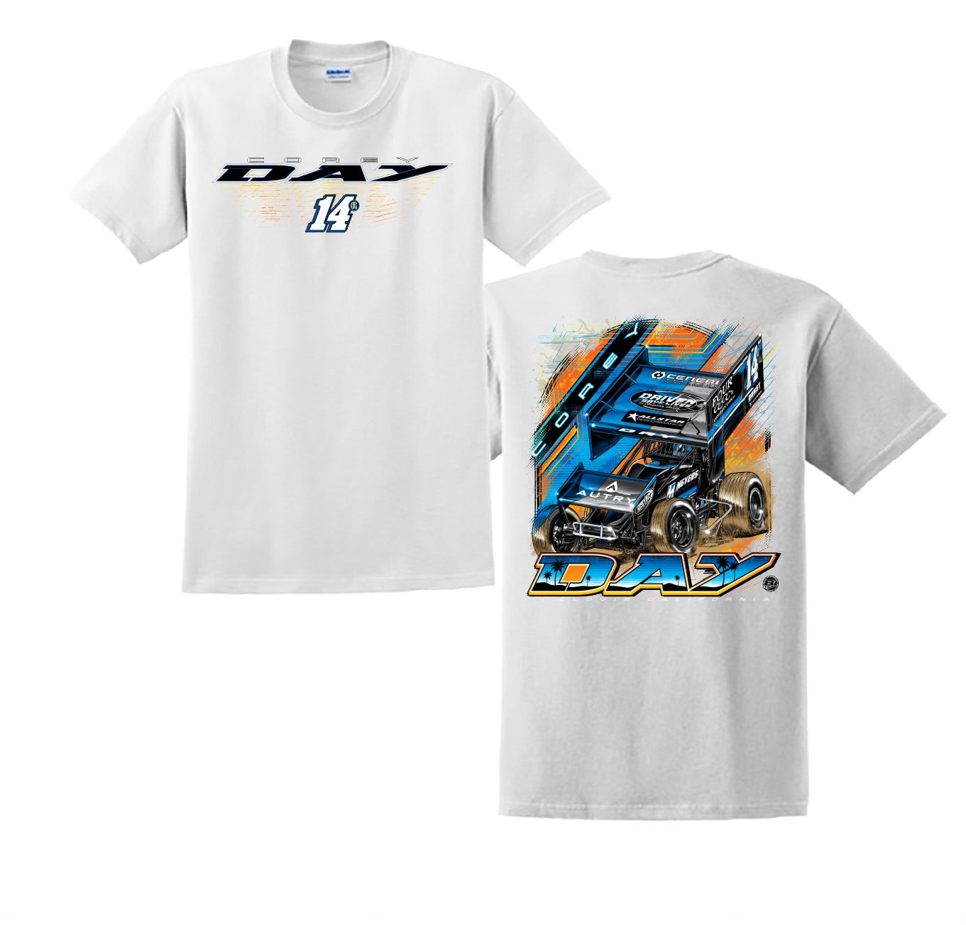 Corey Day White Sunset Shirt