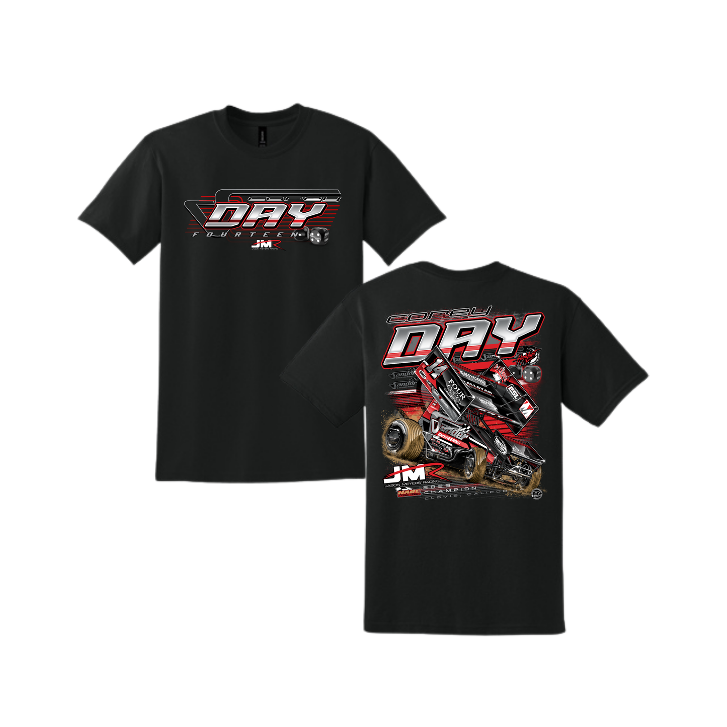Dice Roll Black Shirt