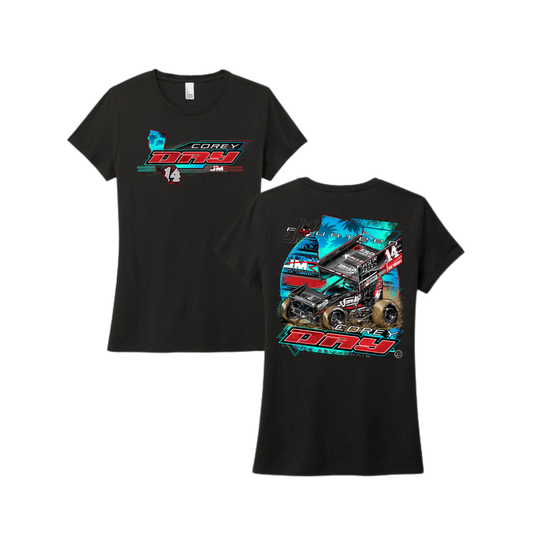 Ladies Black Sanders Shirt
