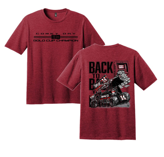 2025 Gold Cup Champion Red Shirt