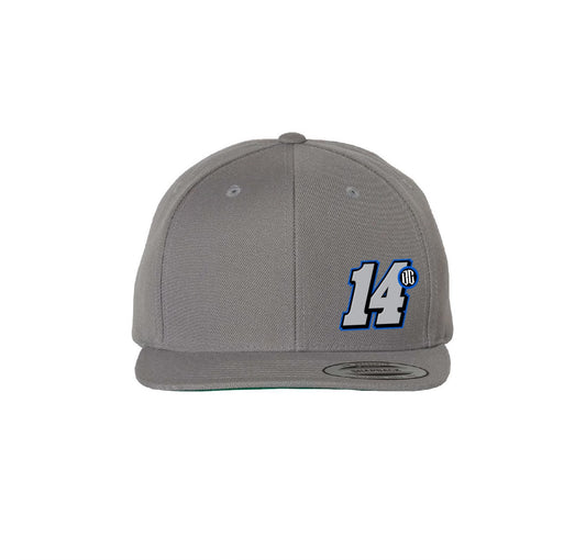 14BC Grey Snap Back Hat