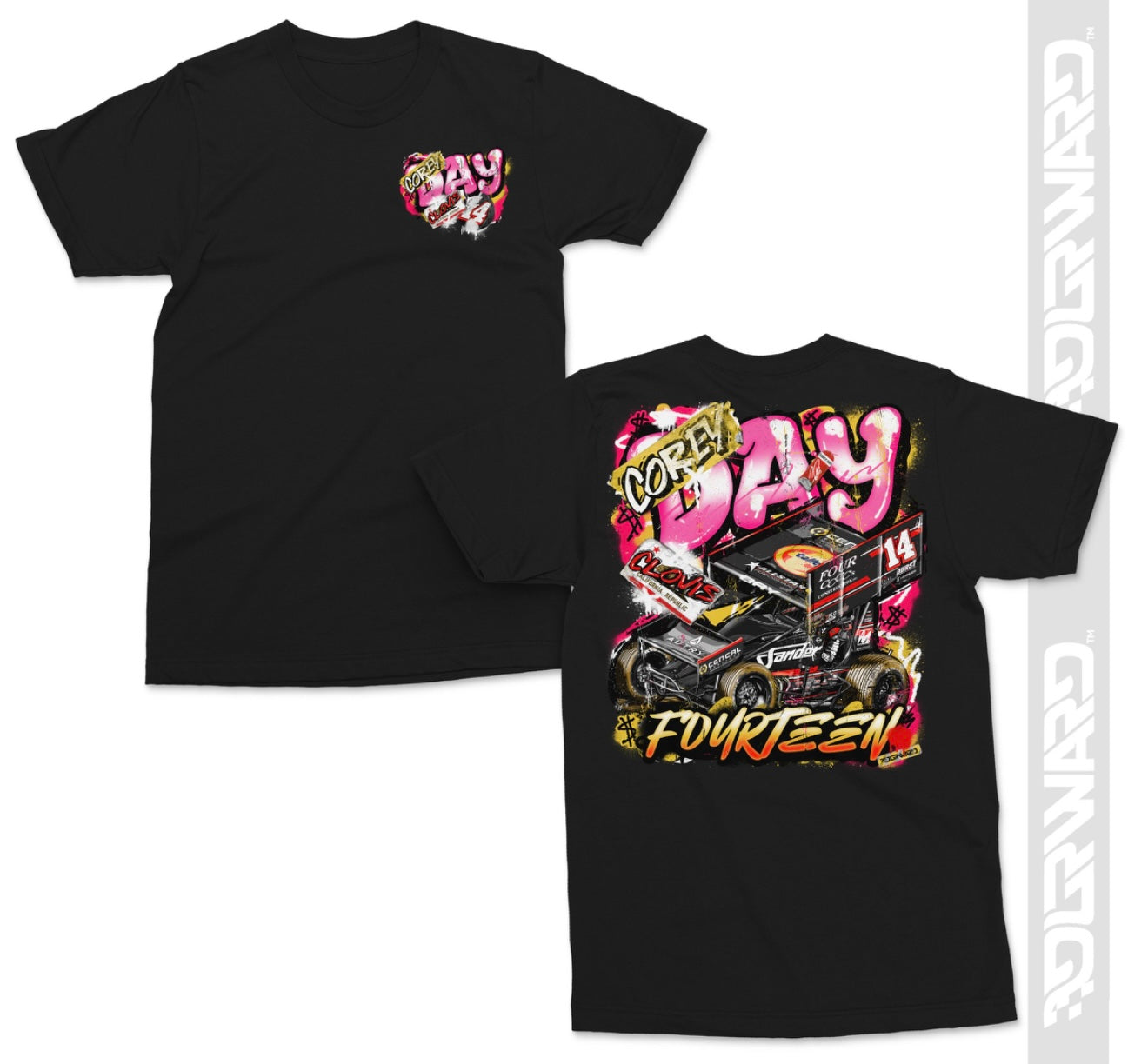 Corey Day Knoxville Nationals Graffiti Black Shirt