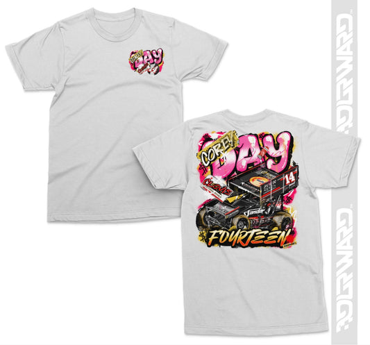 Corey Day Knoxville Nationals Graffiti White Shirt